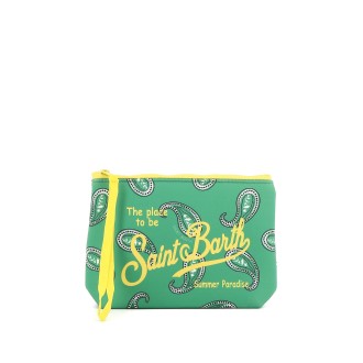 MC2 SAINT BARTH Pochette in scuba con stampa paisley ALINE03018B