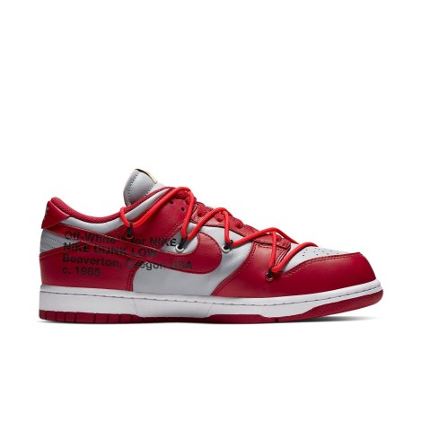 Nike Dunk Low Off-White University Red