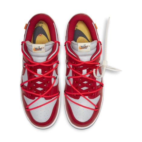 Nike Dunk Low Off-White University Red