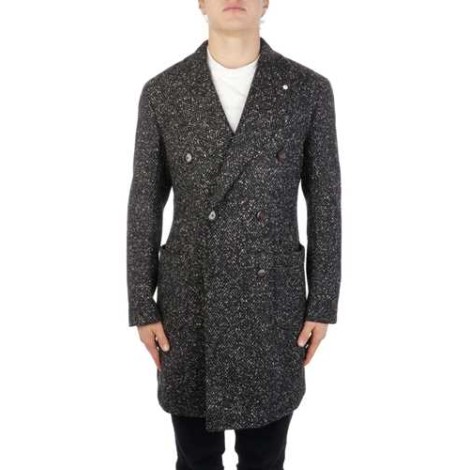 LBM 1911 | Men's Double-Breasted Herringbone Coat