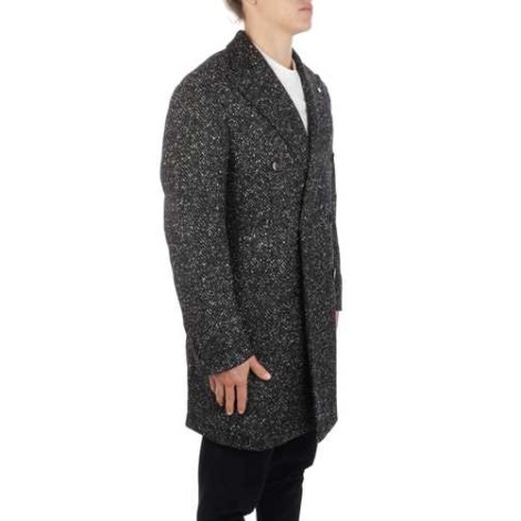 LBM 1911 | Men's Double-Breasted Herringbone Coat