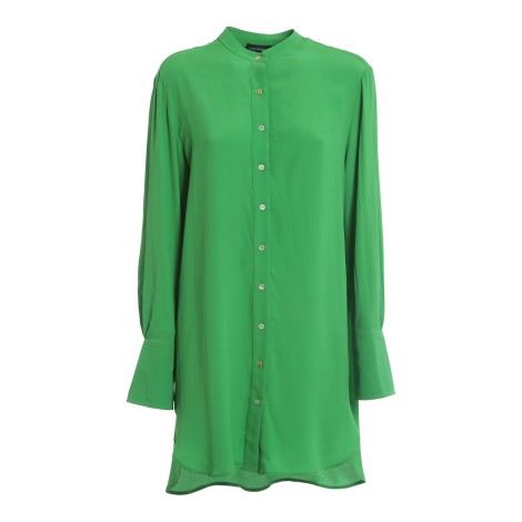 PAOLO FIORILLO CAPRI CAMICIA OVER IN MISTO SETA VERDE 3264405715