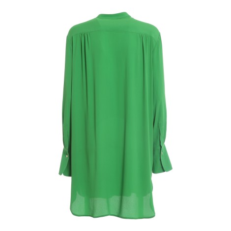 PAOLO FIORILLO CAPRI CAMICIA OVER IN MISTO SETA VERDE 3264405715