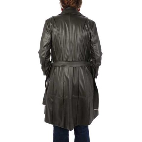 Nenette | Coat Trench Lungo Ecopelle