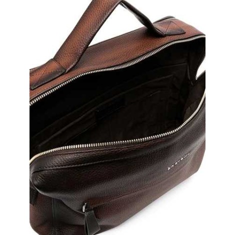 ORCIANI | Men's Micro Deep Leather Hand Bag