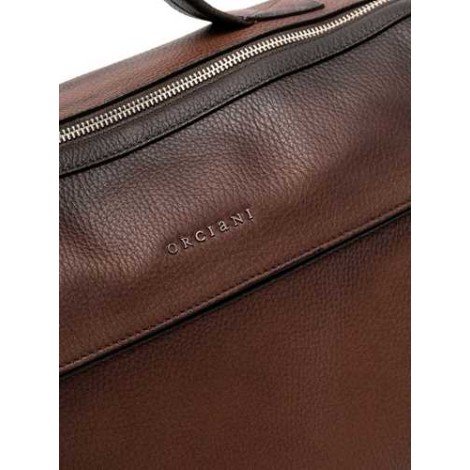 ORCIANI | Men's Micro Deep Leather Hand Bag