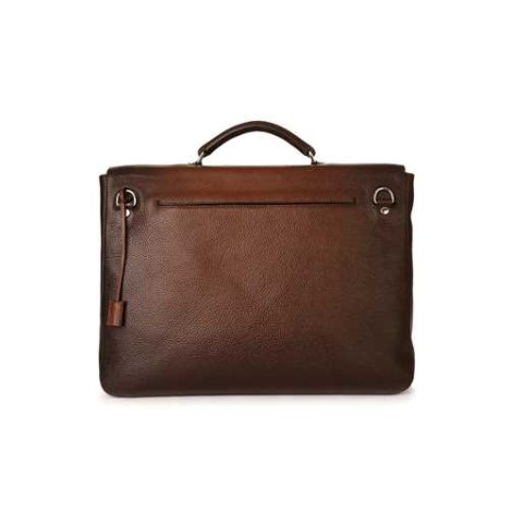 ORCIANI | Men's Micro Deep Leather Work Bag