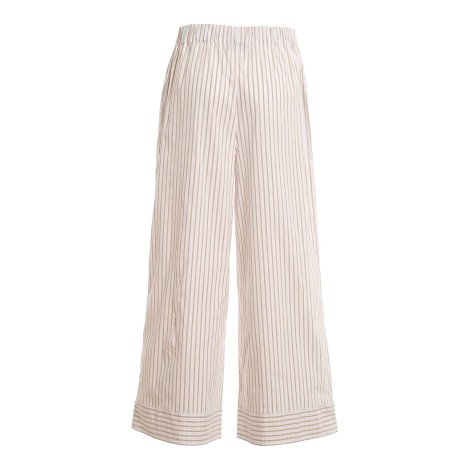 PAOLO FIORILLO CAPRI PANTALONE A RIGHE BIANCO 7622154800120