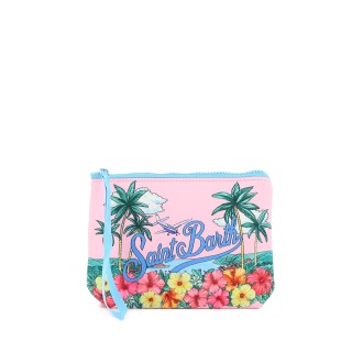 MC2 SAINT BARTH Pochette in scuba con stampa flower bay  ALINE00482B