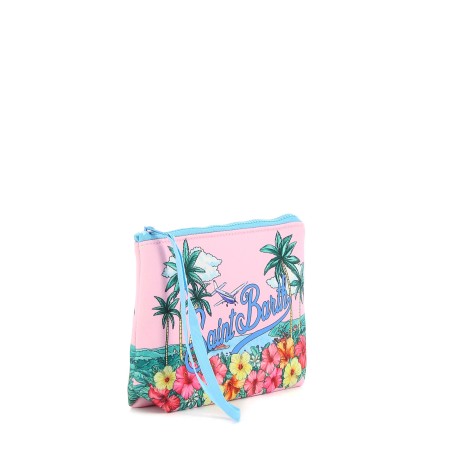 MC2 SAINT BARTH Pochette in scuba con stampa flower bay  ALINE00482B