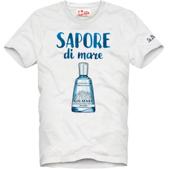 MC2 SAINT BARTH T-SHIRT STAMPA SAPORE DI MARE BIANCA TSHIRTMAN02426B