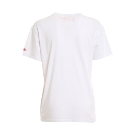 MC2 SAINT BARTH T-SHIRT CON RICAMO BIANCA EMILIE03070B