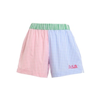 MC2 SAINT BARTH SHORTS A QUADRETTI  LIERRE03133B