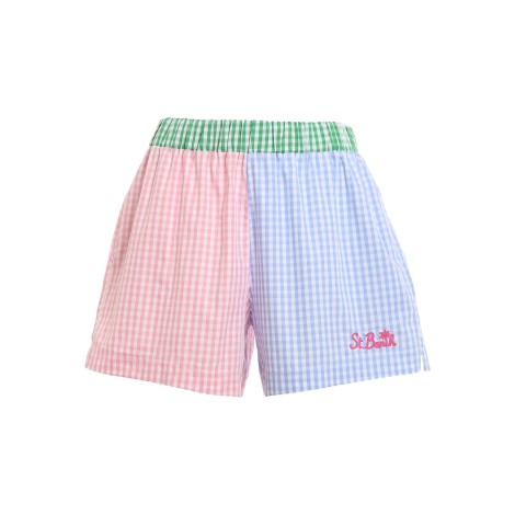 MC2 SAINT BARTH SHORTS A QUADRETTI  LIERRE03133B