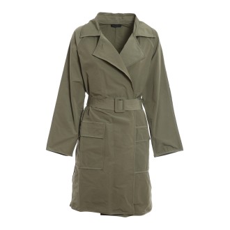 PAOLO FIORILLO CAPRI TRENCH IN TAFFETA' VERDE 36182811SALVIA