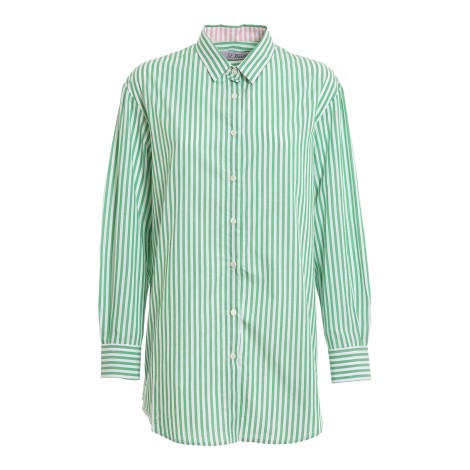 MC2 SAINT BARTH CAMICIA A RIGHE VERDE BRIGITTE00495B