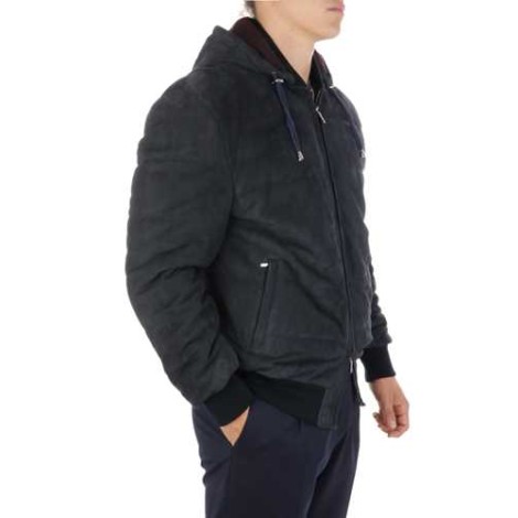 RAVAZZOLO | Men's Suede Hooded Jacket