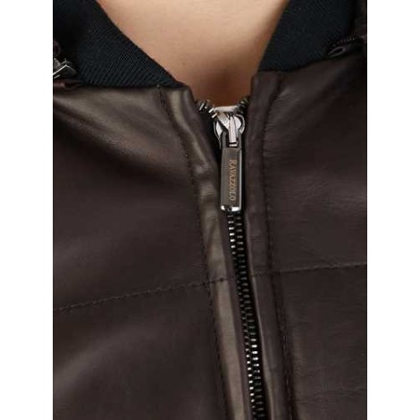 RAVAZZOLO | Men's Leather Hooded Jacket