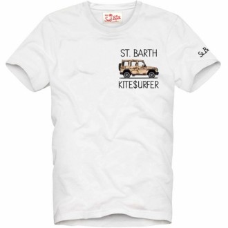 MC2 SAINT BARTH T-SHIRT KITESURFER BIANCA TSHIRTMAN01256B