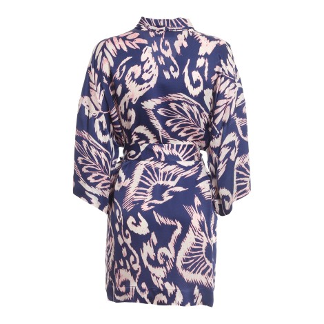 BEATRICE B KIMONO INDIGO MOIRÉ 241486385490