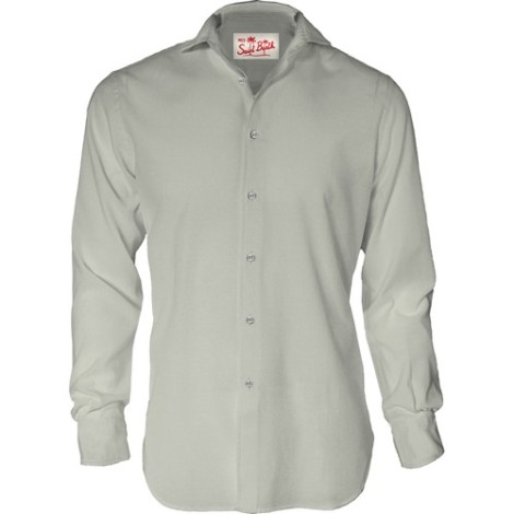 MC2 SAINT BARTH CAMICIA PAMPLONA IN LINO GRIGIA PAMPLONA02472B