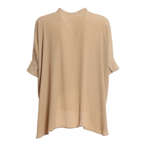 PAOLO FIORILLO CAPRI BLUSA IN MISTO SETA BEIGE 33694057RAPHIA