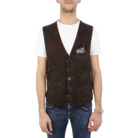 THE JACK LEATHERS | Men's Lorry Suede Waistcoat