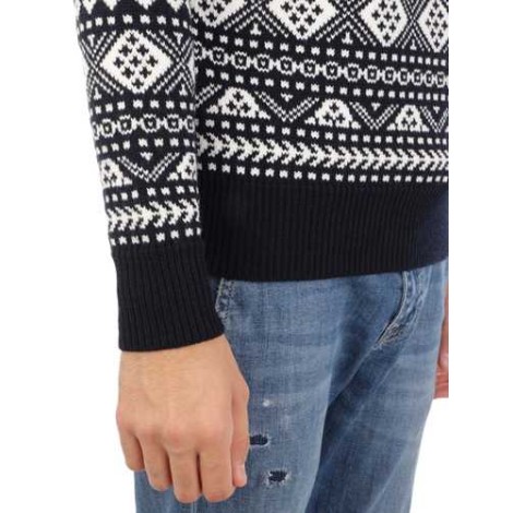 WOOLRICH | Men's Jacquard Merino Wool Sweater