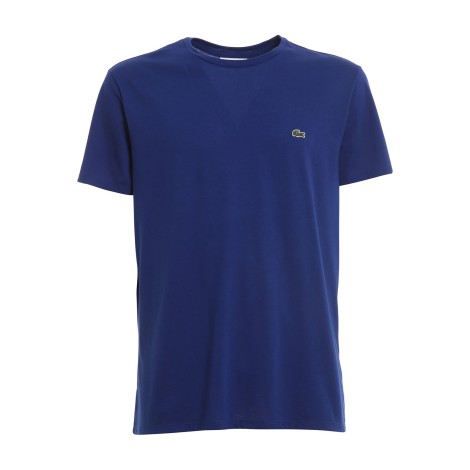 LACOSTE T-SHIRT IN JERSEY BLUETTE TH6709BDM