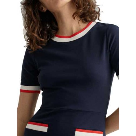 Gant | Dress D1. Stripe Detail Ss Jersey Dress