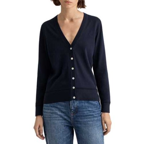 Gant | Jersey D1. Light Cotton V-Cardigan