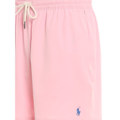 POLO RALPH LAUREN BOXER MARE ROSA CON LOGO 710829851014