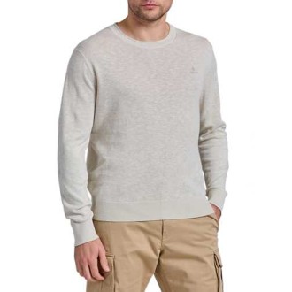 Gant | Jersey D2. Cotton Linen C-Neck