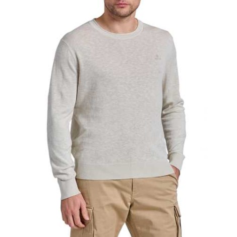 Gant | Jersey D2. Cotton Linen C-Neck