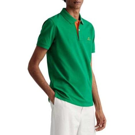 Gant | Polo Contrast Collar Pique Ss Rugger