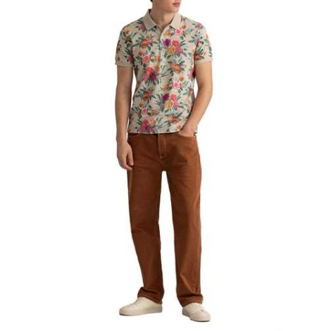 Gant | Polo D2. Dahlia Print Pique Ss Rugger