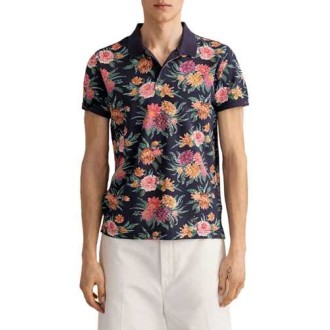 Gant | Polo D2. Dahlia Print Pique Ss Rugger