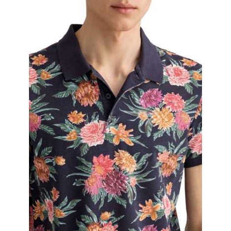 Gant | Polo D2. Dahlia Print Pique Ss Rugger