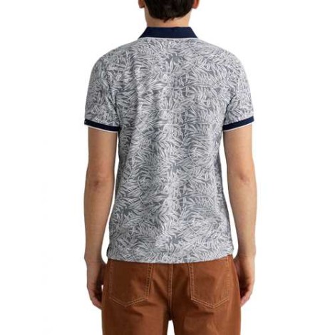 Gant | Polo D2. Leaf Print Pique Ss Rugger