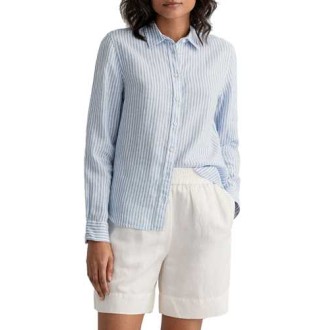 Gant | Shirts D2. Reg Linen Stripe Shirt