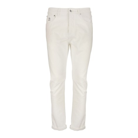 BRUNELLO CUCINELLI JEANS BIANCO M262PX2340C7210