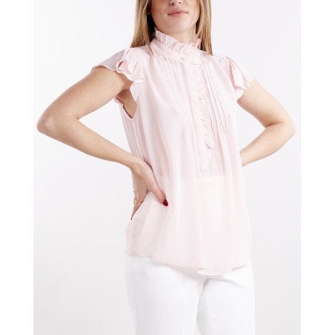 TWIN SET Top in misto seta Twinset