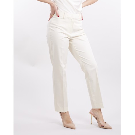 MAX MARA WEEKEND Pantaloni in gabardina di cotone Max Mara Weekend