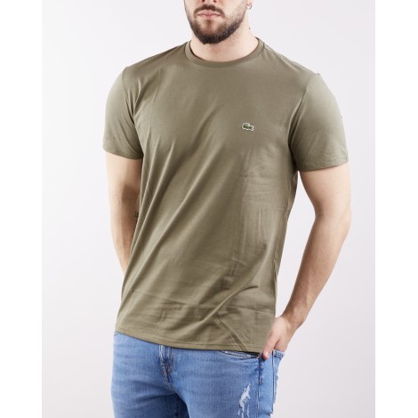 LACOSTE T-shirt girocollo in cotone Pima Lacoste