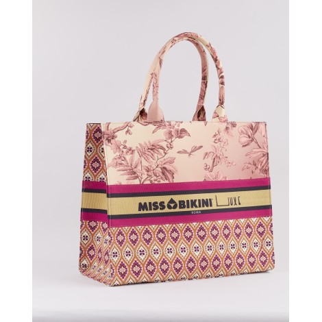 MISS BIKINI Borsa in canvas a fantasia Miss Bikini