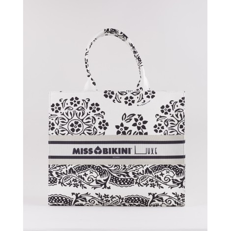 MISS BIKINI Borsa in canvas a fantasia Miss Bikini