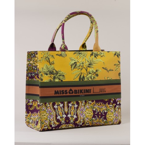 MISS BIKINI Borsa in canvas a fantasia Miss Bikini