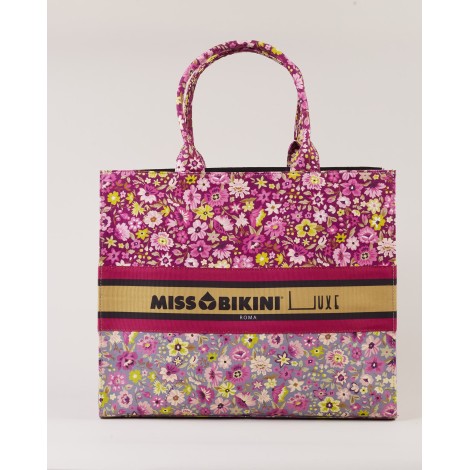 MISS BIKINI Borsa in canvas a fantasia Miss Bikini