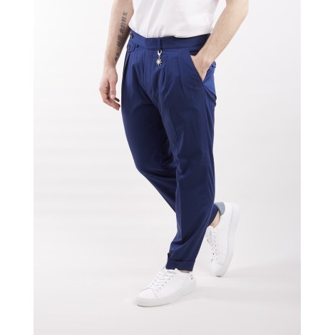 MANUEL RITZ Pantalone con doppia pences Manuel Ritz