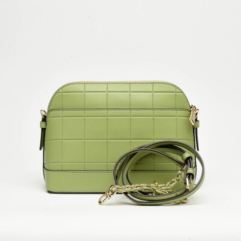 Borsa in pelle verde